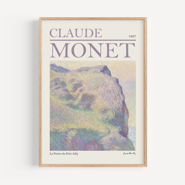 La Pointe du Petit Ailly Claude Monet Exhibition Poster