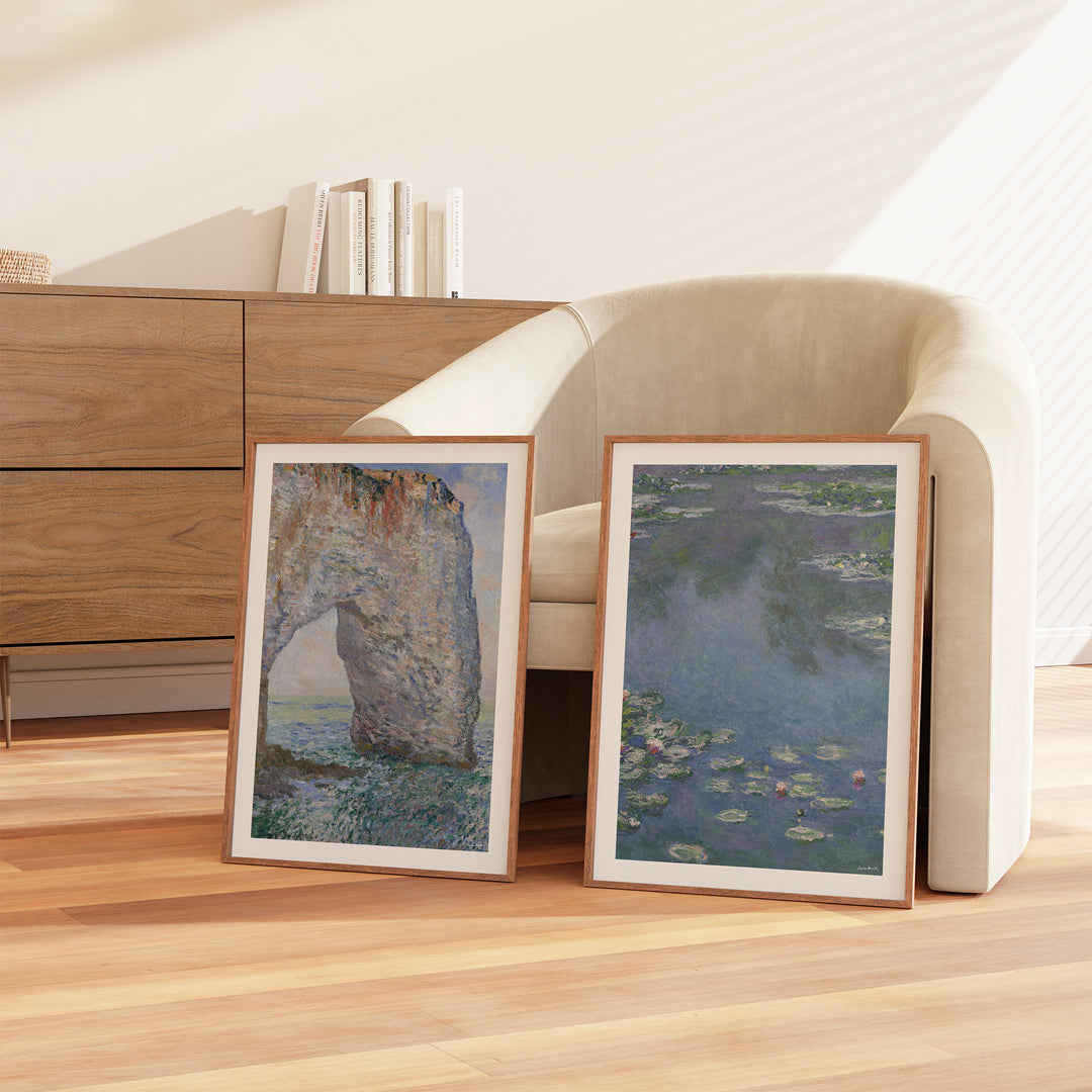Manneporte & Water Lilies Poster Set