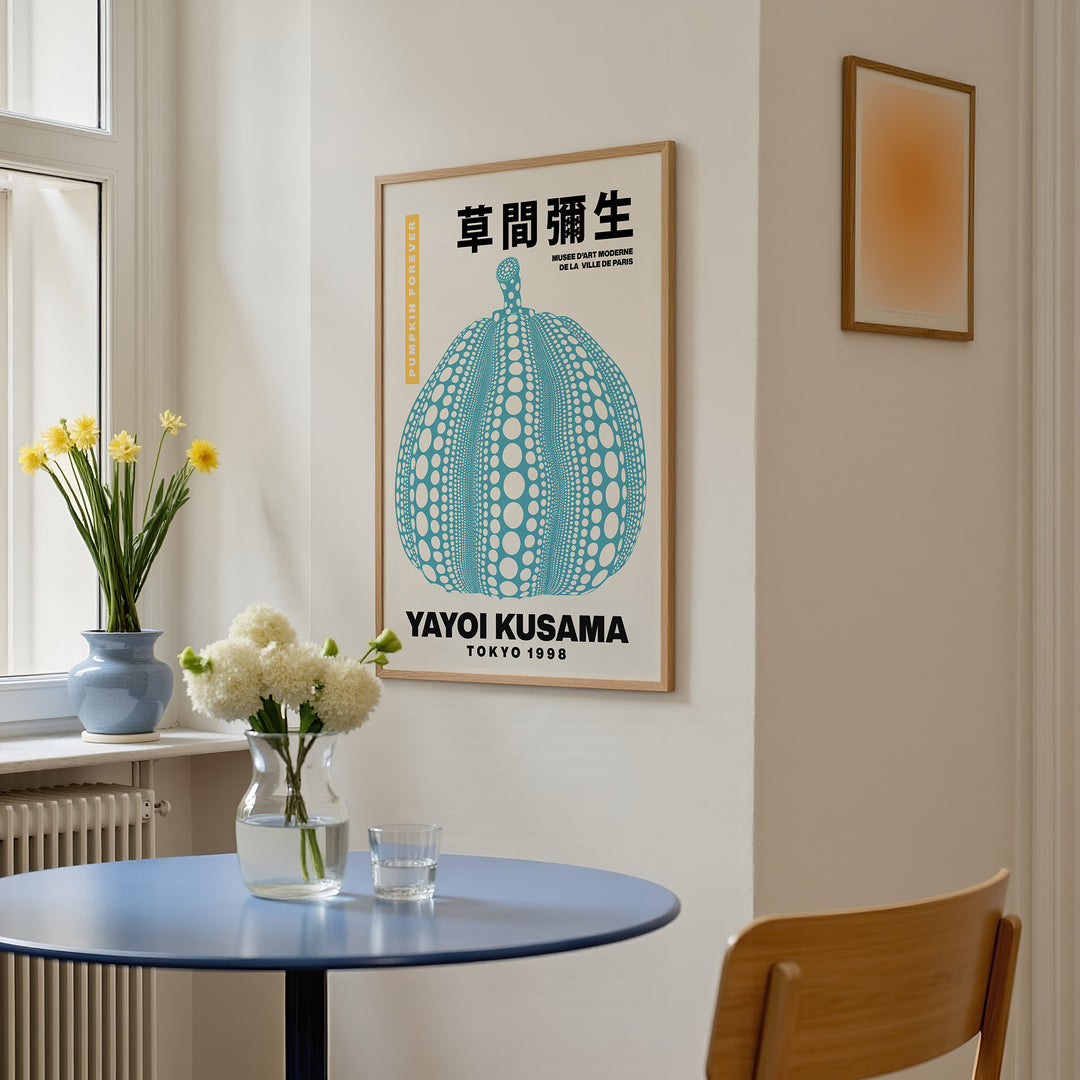 Pumpkin Forever Yayoi Kusama Exhibition Poster