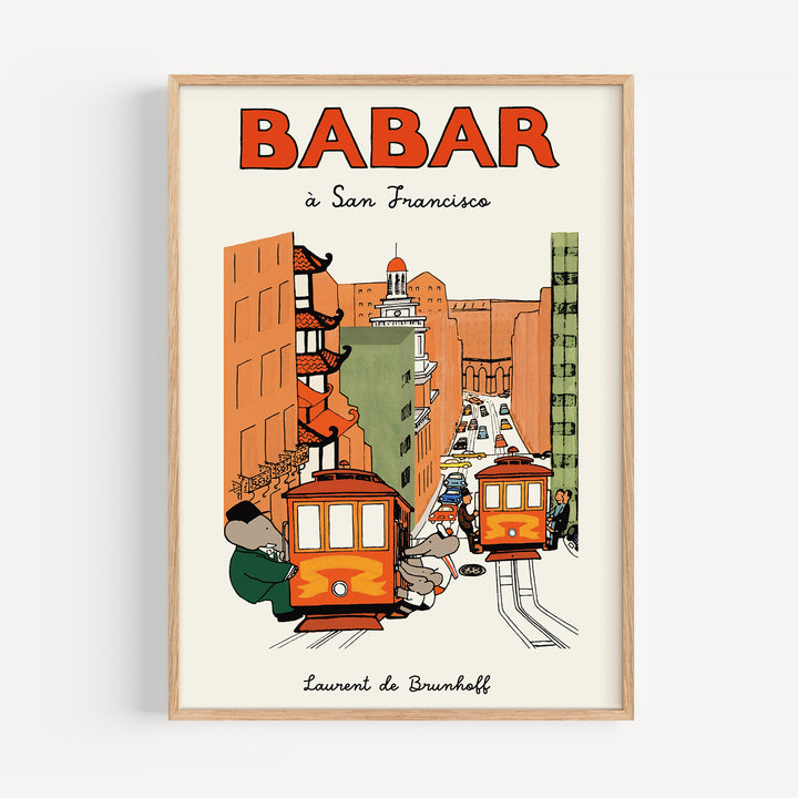 San Francisco Babar Poster