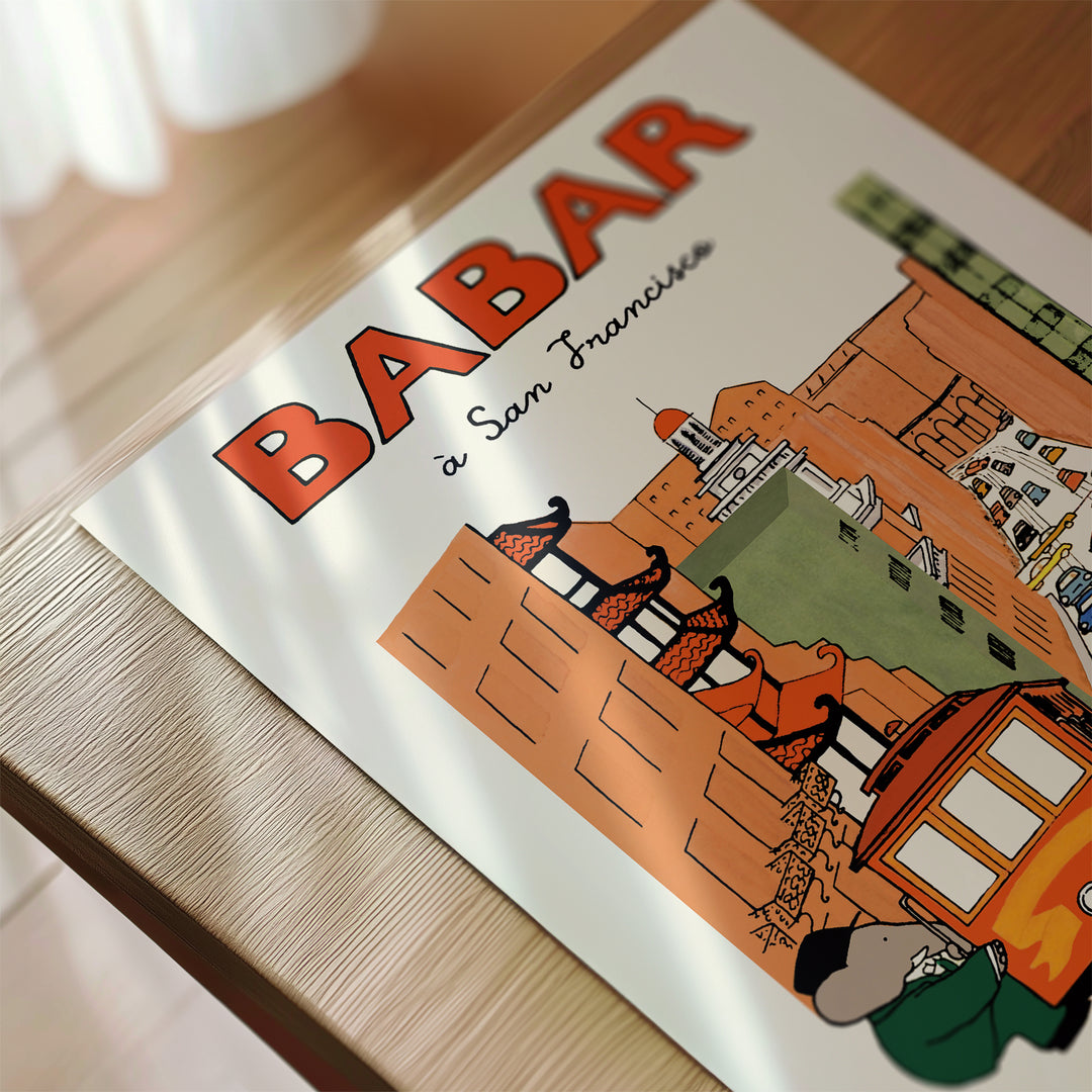 San Francisco Babar Poster