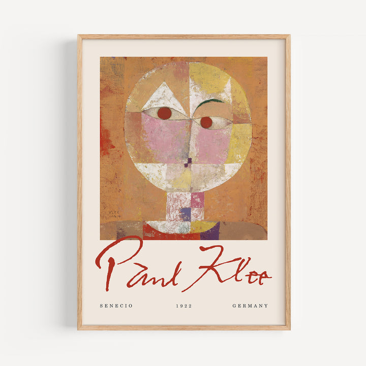 Senecio by Paul Klee Poster