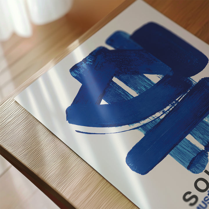Soulages Exhibition Poster