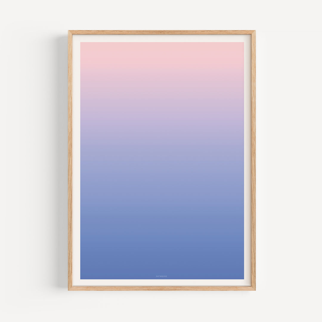 Sunrise Gradient Poster