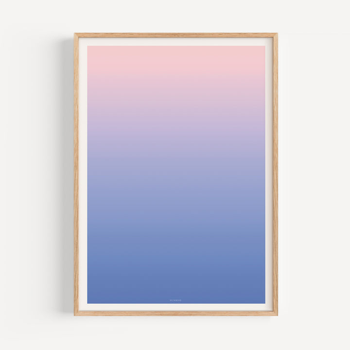 Sunrise Gradient Poster