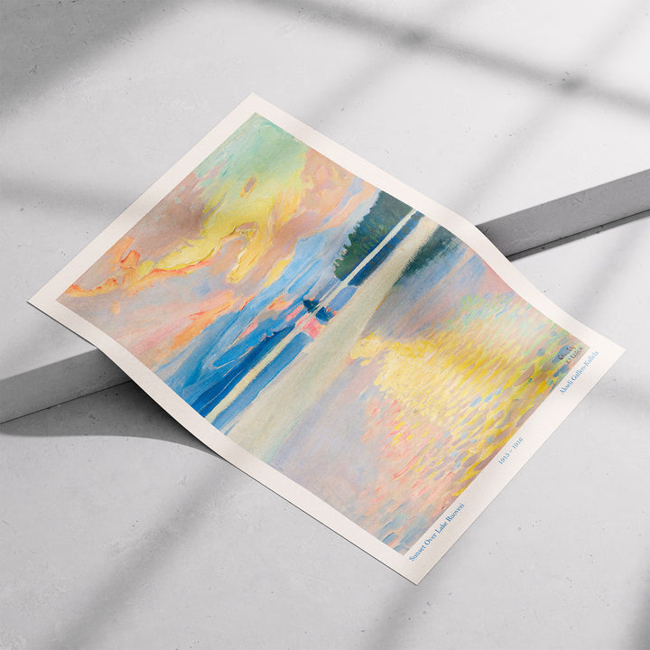 Sunset Over Lake Ruovesi by Akseli Gallen-Kallela Poster