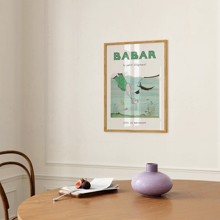 Diving Babar Poster