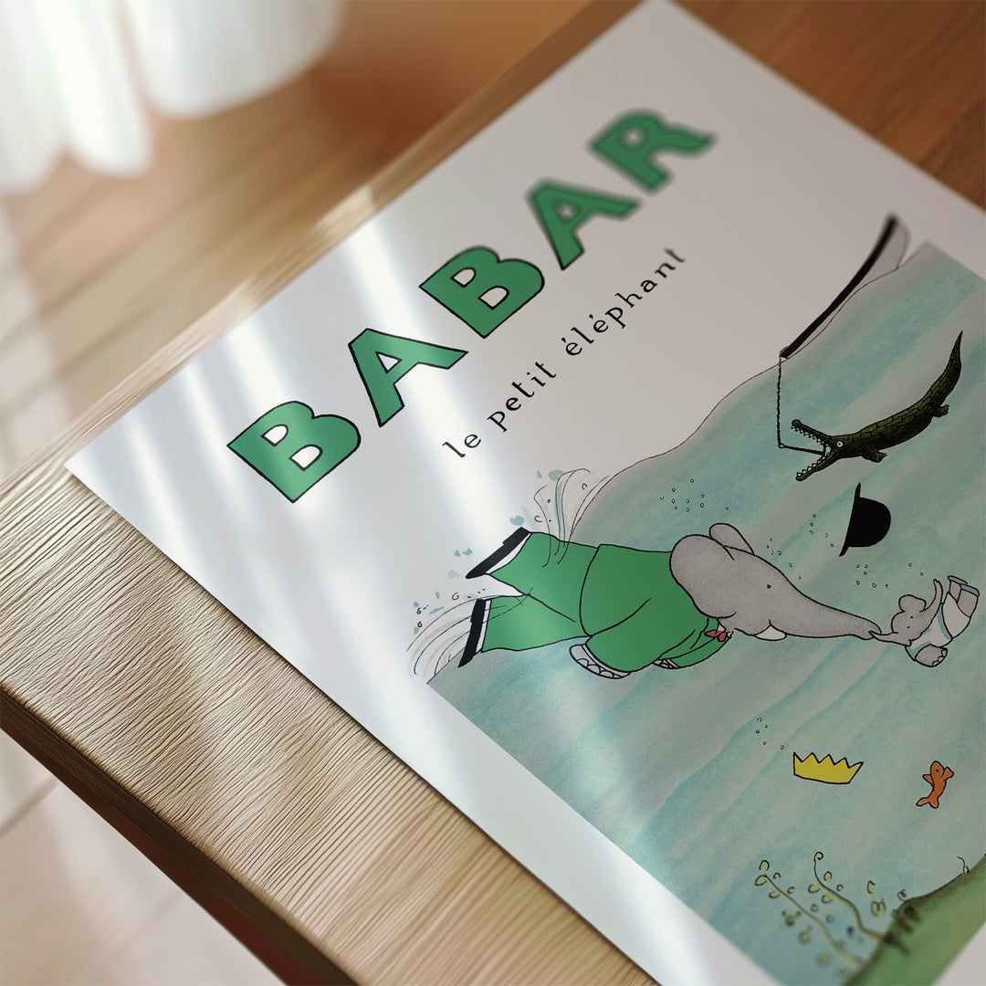 Diving Babar Poster