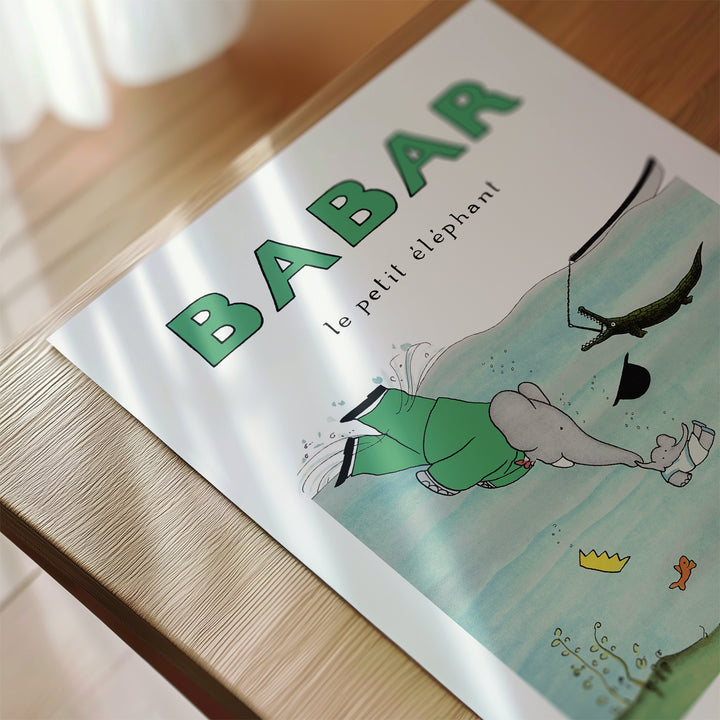 Diving Babar Poster