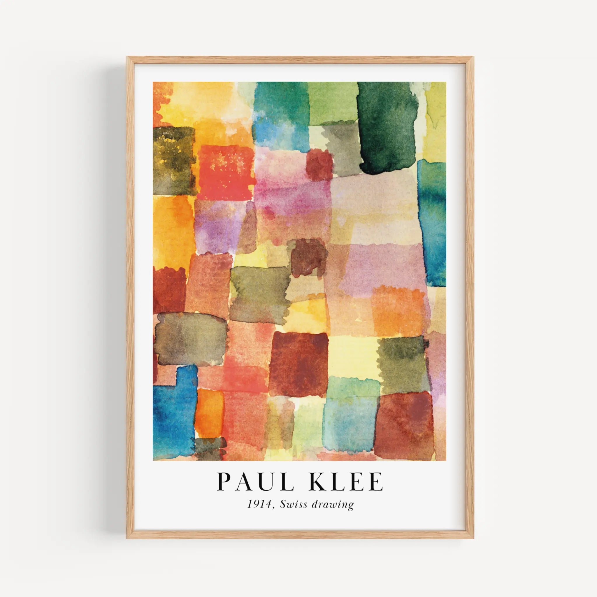 Paul Klee Swiss Drawing II Poster - Abstract Art Print - Poster Room