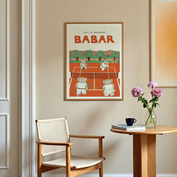 Tennis Babar Poster