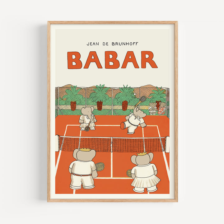 Tennis Babar Poster
