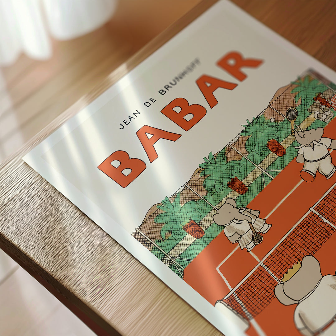 Tennis Babar Poster