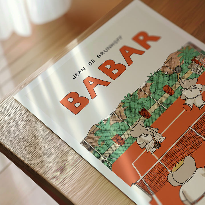 Tennis Babar Poster