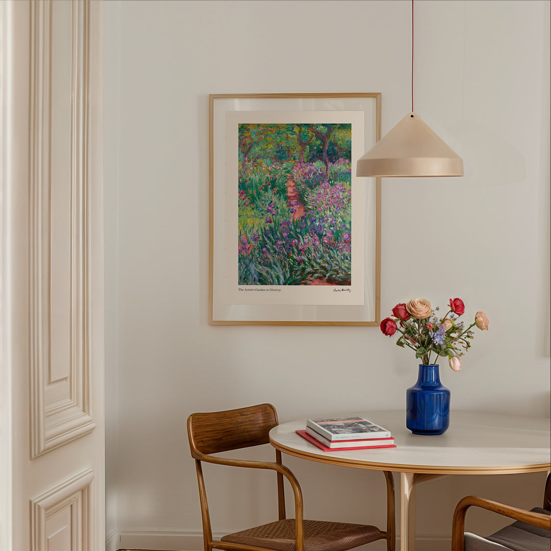 The Artists Graden in Giverny Claude Monet Poster