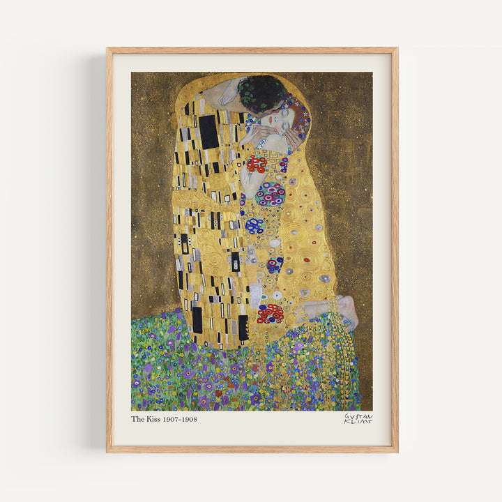 The Kiss by Gustav Klimt Poster