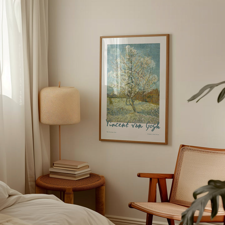 The Pink Peach Tree Vincent Van Gogh Poster