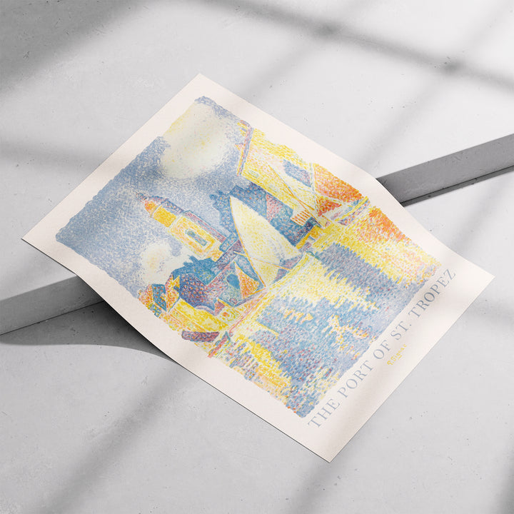 The Port of Saint-Tropez by Paul Signac Poster