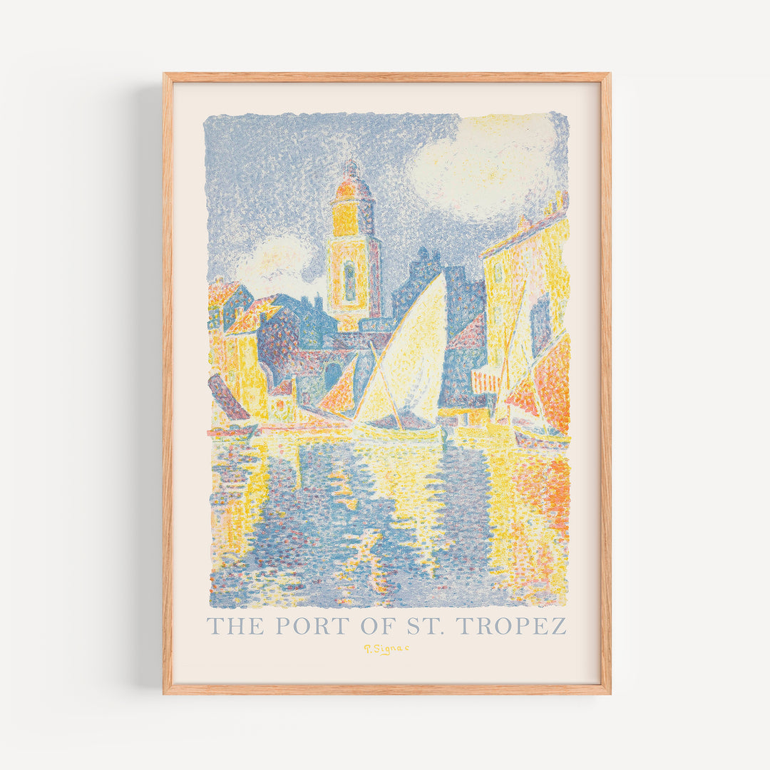 The Port of Saint-Tropez by Paul Signac Poster