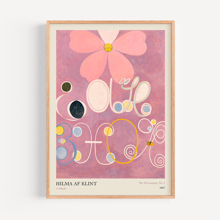 The Ten Largest No. 5 by Hilma af Klint Poster