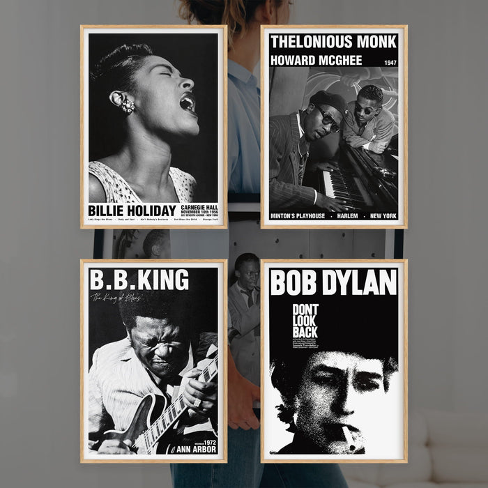 Black and White Music Posters