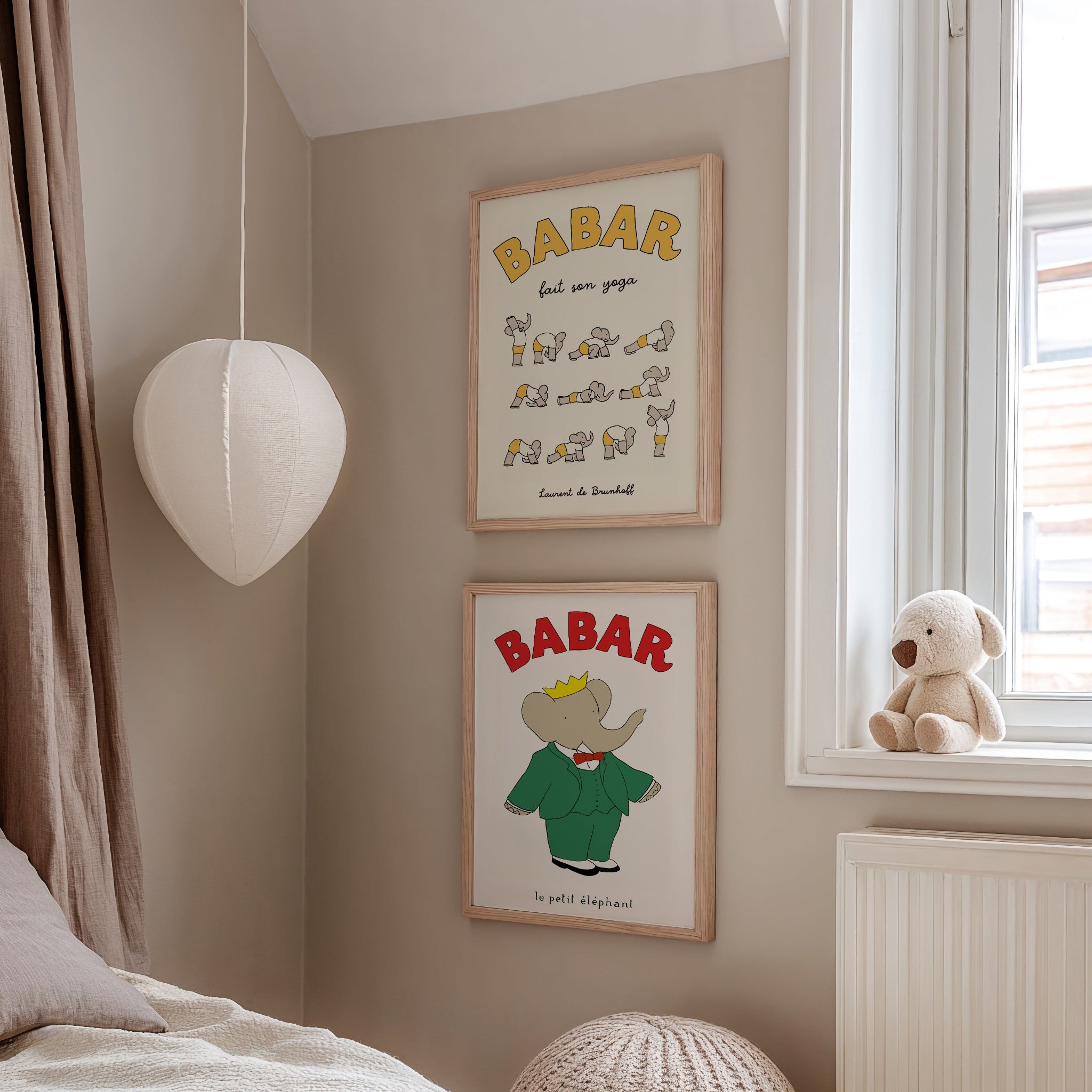 額装品/Babar 1986/ジャンドブリュノフ/インテリア/子供部屋/ポスター ポスター アートポスター 額の販売 アズポスター