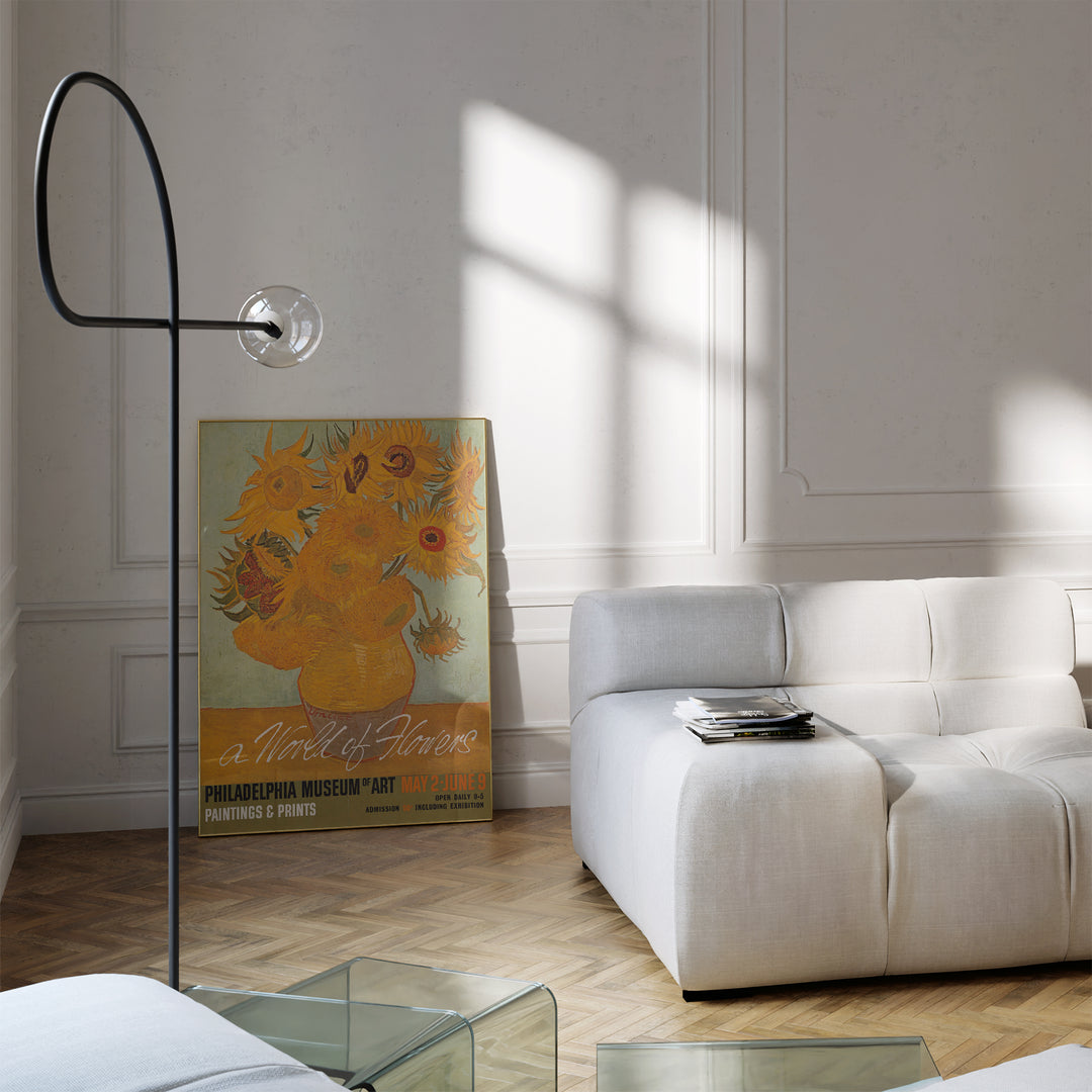 A World of Flowers Exhibition Poster