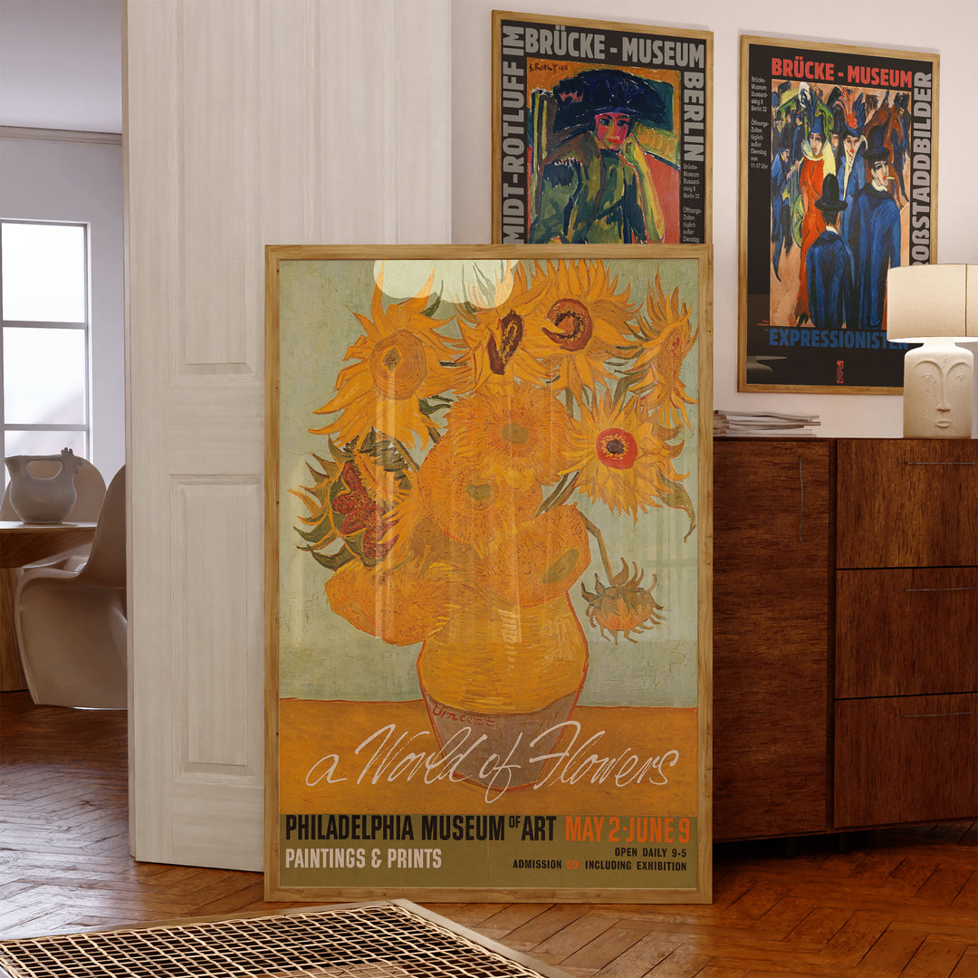 A World of Flowers Exhibition Poster