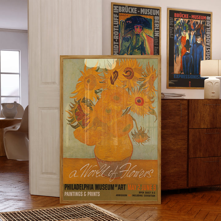A World of Flowers Exhibition Poster