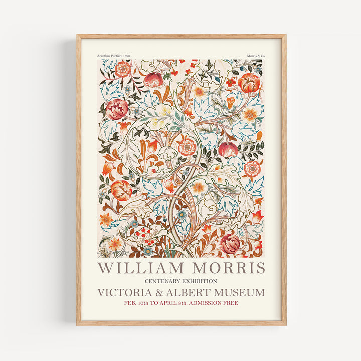 Acanthus Portière by William Morris Exhibition Poster