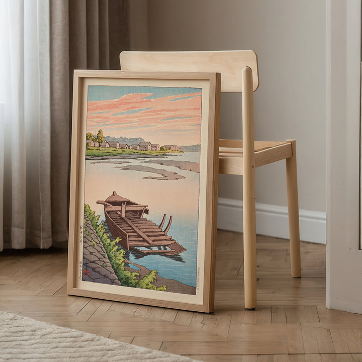 Akita-Tsuchizaki by Hasui Kawase Poster