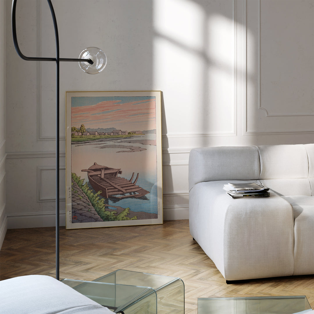 Akita-Tsuchizaki by Hasui Kawase Poster