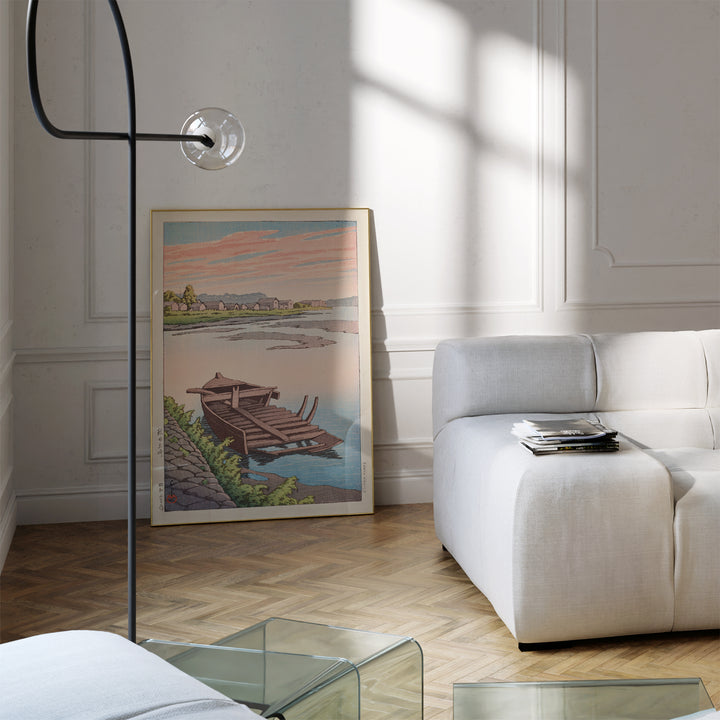 Akita-Tsuchizaki by Hasui Kawase Poster