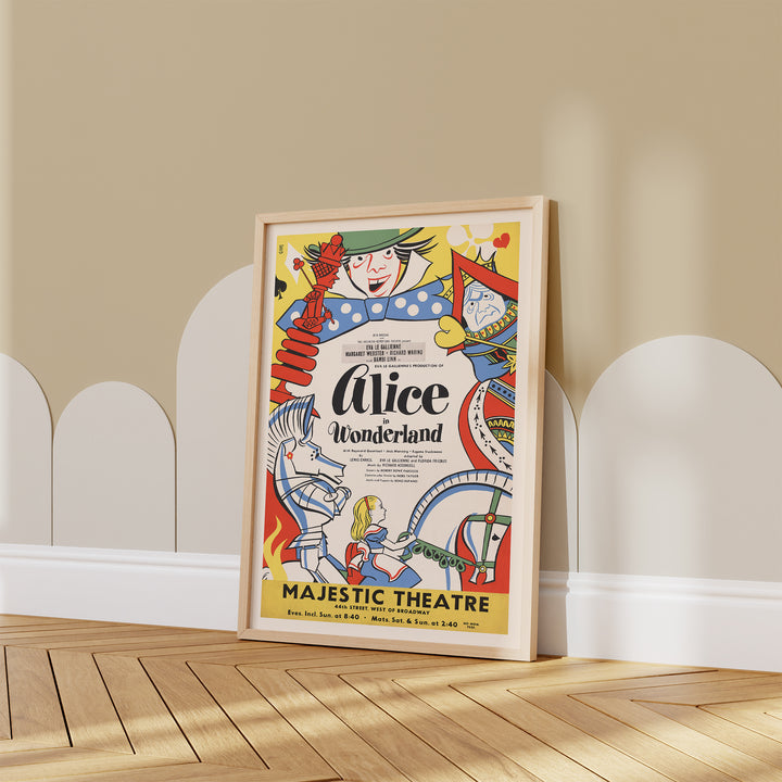 Alice in Wonderland Vintage Poster
