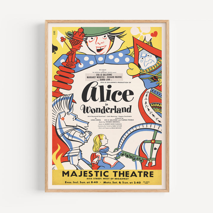Alice in Wonderland Vintage Poster