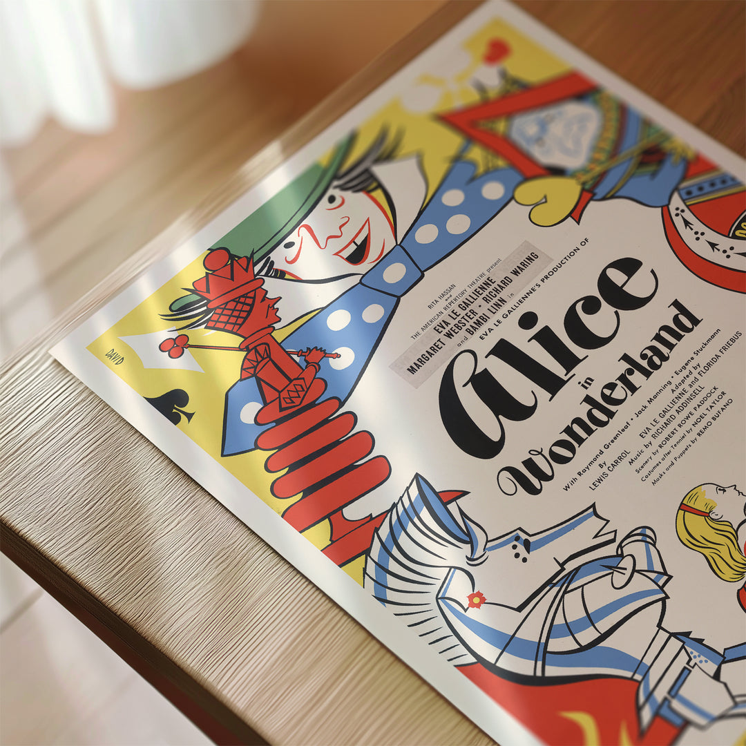 Alice in Wonderland Vintage Poster