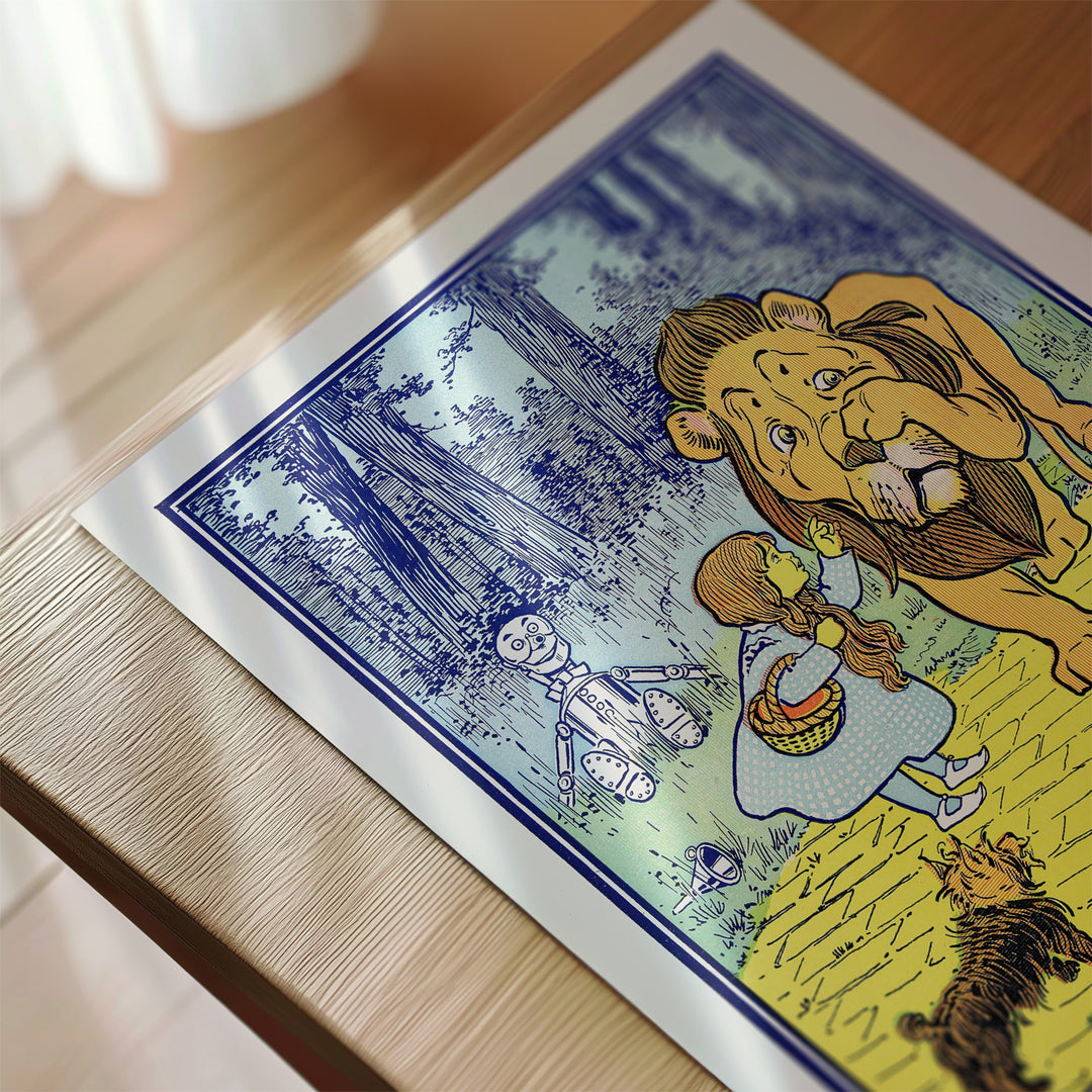 "Ashamed" The Wizard of Oz Vintage Poster