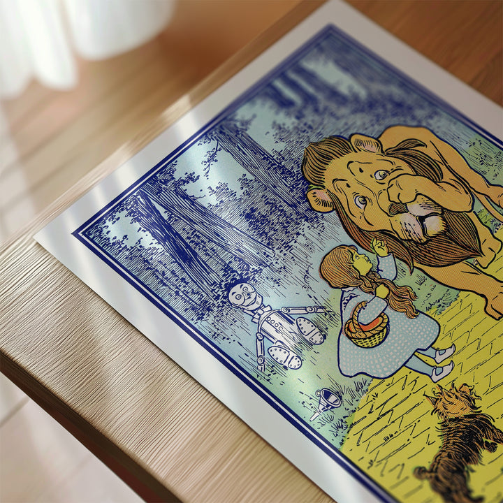 "Ashamed" The Wizard of Oz Vintage Poster