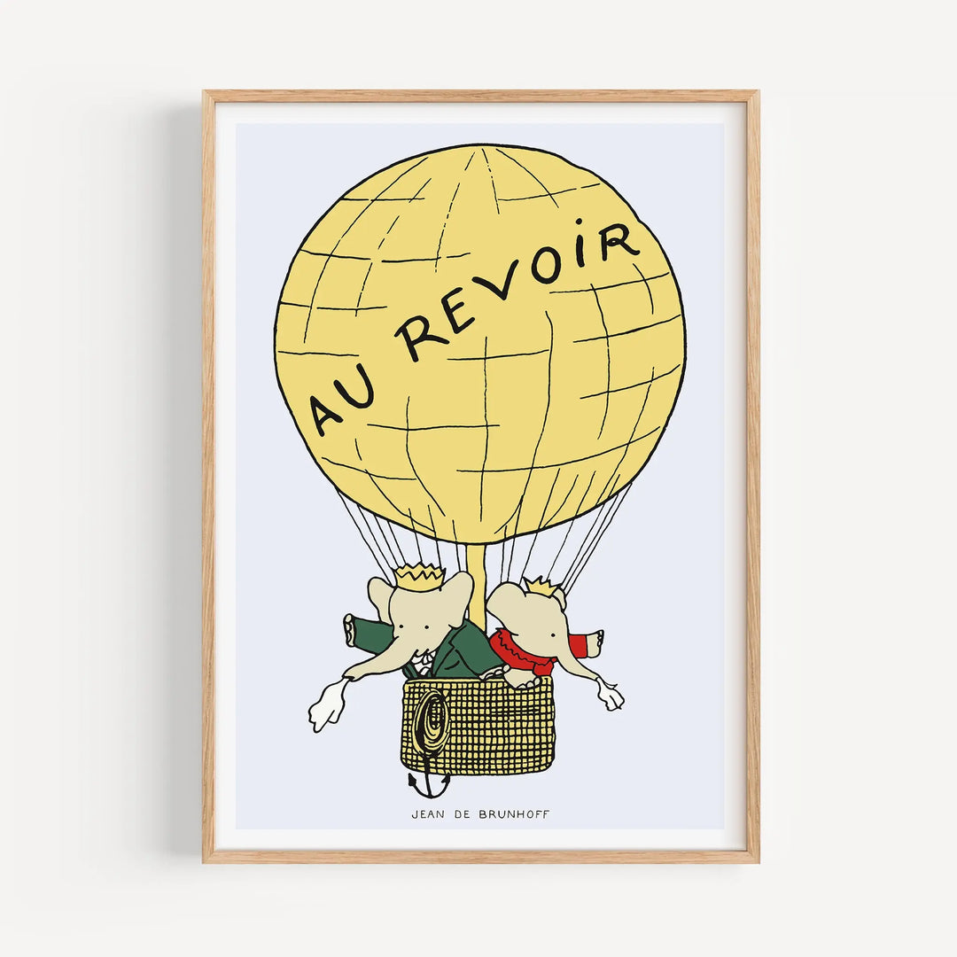 Au Revoir by Jean de Brundhoff Poster Babar Collection