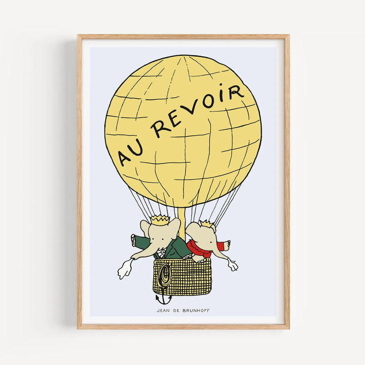 Au Revoir by Jean de Brundhoff Poster Babar Collection