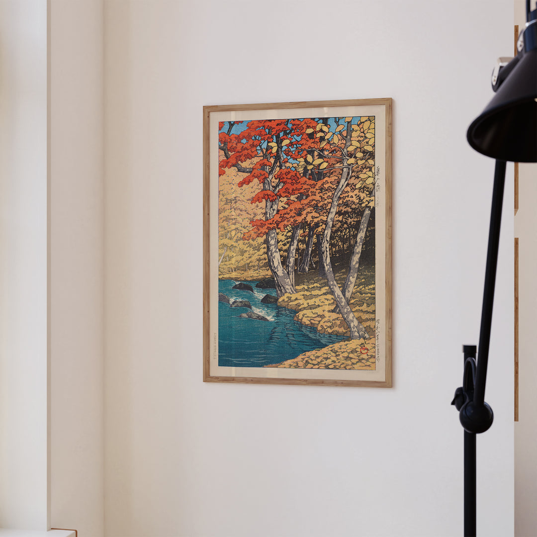 Autumn at Oirase by Hasui Kawase Poster