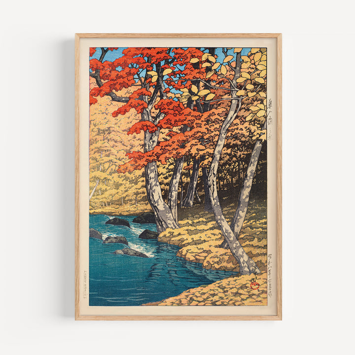 Autumn at Oirase by Hasui Kawase Poster