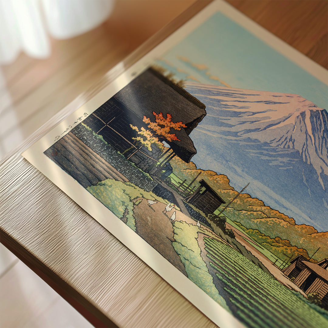 Autumn in Funatsu by Hasui Kawase Poster