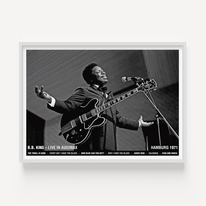 B.B. King Hamburg Concert Poster