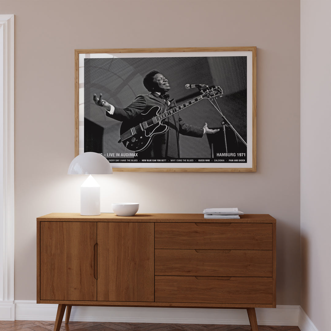 B.B. King Hamburg Concert Poster