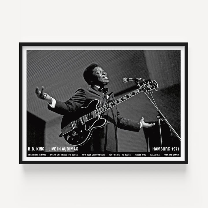 B.B. King Hamburg Concert Poster