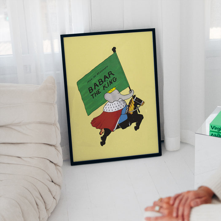Babar Yellow and Red Poster Set