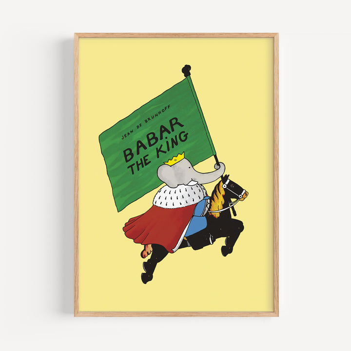 Babar Yellow and Red Poster Set