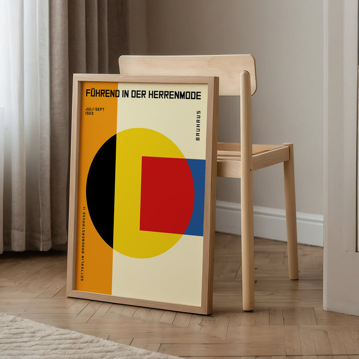 Bauhaus Circle and Square 1923 Poster