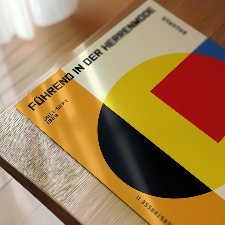 Bauhaus Circle and Square 1923 Poster